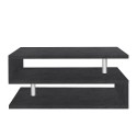 Moderne rechthoekige salontafel 90x55cm met 2 niveaus Zeta 90 