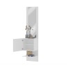 Witte hoogglans schoenenkast hal plank 1 deur spiegel Karin Aanbod