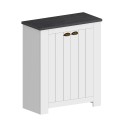 Livera Klassieke Witte Houten Schoenkast 2 Deuren Voor Ingang Keuze