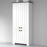 Hillrose Schoenenkast 4 deuren multifunctioneel wit klassiek 84x42x200cm Kosten