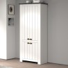 Hillrose Schoenenkast 4 deuren multifunctioneel wit klassiek 84x42x200cm Aanbod
