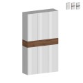 Grote moderne schoenenkast 114x34x200 cm, 6 deuren, 10 planken, model Dettey Aanbieding