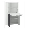 Opvouwbaar ruimtebesparend hoekbureau Layla II 90x56cm Korting