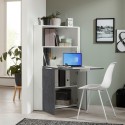Opvouwbaar ruimtebesparend hoekbureau Layla II 90x56cm Voorraad