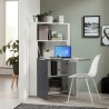 Opvouwbaar ruimtebesparend hoekbureau Layla II 90x56cm Voorraad