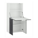 Layla inklapbaar bureau 70x35cm ruimtebesparend wandplank kast Korting