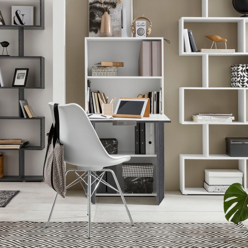 Layla inklapbaar bureau 70x35cm ruimtebesparend wandplank kast Aanbieding