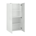 Moderne kantoorkast woonkamer 2 deuren wit hoogglans 70x35x140 Birse Korting