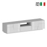 Moderne TV-kast met 4 deuren en lade 220x45x46cm Chiron 