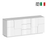 Moderne dressoir voor woonkamer met 3 lades en 2 deuren 220x44x86cm Margaux Model