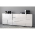 Moderne dressoir voor woonkamer met 3 lades en 2 deuren 220x44x86cm Margaux 