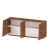 Moderne dressoir voor woonkamer met 4 deuren 200x44x86 Darill Afmetingen