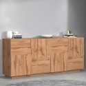 Moderne dressoir voor woonkamer met 4 deuren 200x44x86 Darill Korting