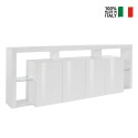 Moderne design dressoir voor woonkamer met 4 deuren 220x40x80 Towyn Kortingen