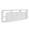 Moderne design dressoir voor woonkamer met 4 deuren 220x40x80 Towyn Voorraad