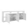 Moderne design dressoir voor woonkamer met 4 deuren 220x40x80 Towyn Model
