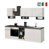 Modulaire moderne design keuken compleet 256cm Domina Afmetingen