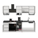 Modulaire moderne design keuken compleet 256cm Domina 