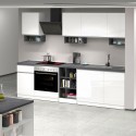 Modulaire moderne design keuken compleet 256cm Domina Voorraad