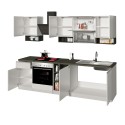 Complete modulaire keuken met modern lineair design 256cm Essence 