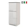 Inbouw koelkastombouw 2-deurs kast keuken 60x60x164,5h Halser Afmetingen