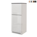 Inbouw koelkastombouw 2-deurs kast keuken 60x60x164,5h Halser Aanbod