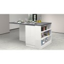 Centrale kookeiland met tafel voor moderne keuken, 2 deuren, 160x90x90cm Grover 