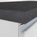 Centrale kookeiland met tafel voor moderne keuken, 2 deuren, 160x90x90cm Grover 