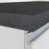 Centrale kookeiland met tafel voor moderne keuken, 2 deuren, 160x90x90cm Grover 