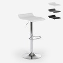 Moderne minimalistische draaibare designkruk van verchroomd metaal Clayton Verkoop