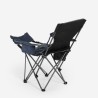 Opvouwbare campingstoel met verstelbare rugleuning en voetensteun Trivor Aanbod