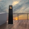 Vulcano buitenhaard bio-ethanol met zuil design voor tuin en terras Aanbod