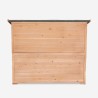 Tuinhuisje houten opbergkist voor gereedschap 122x77x97cm Scaup Voorraad