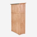 Tuinkast 87x45x160 cm opbergkast met 2 deuren van hout Mallard Keuze