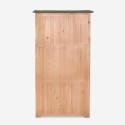 Tuinkast 87x45x160 cm opbergkast met 2 deuren van hout Mallard Model