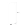 Metalen stalen multifunctionele buitenkast 1 deur 60x40x180 Moduzinc Catalogus