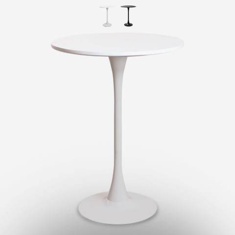 Moderne ronde hoge bartafel in Goblet-stijl 60 cm Gerbys Aanbieding