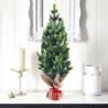 Kleine kunstmatige kerstboom met dennenappels en kunstsneeuw 50 cm Stoeren Verkoop