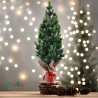 Kleine kunstmatige kerstboom met dennenappels en kunstsneeuw 50 cm Stoeren Catalogus