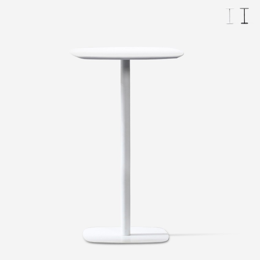 Hoge vierkante bartafel 60x60cm in moderne stijl Arven Verkoop Hoge vierkante bartafel 60x60cm in moderne stijl Arven Verkoop