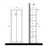Multifunctionele kast met 2 spiegeldeuren voor badkamer, slaapkamer, hal Tender Aanbod