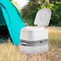 Draagbaar chemisch toilet 24 liter campingtoilet campertoilet Yukon Verkoop