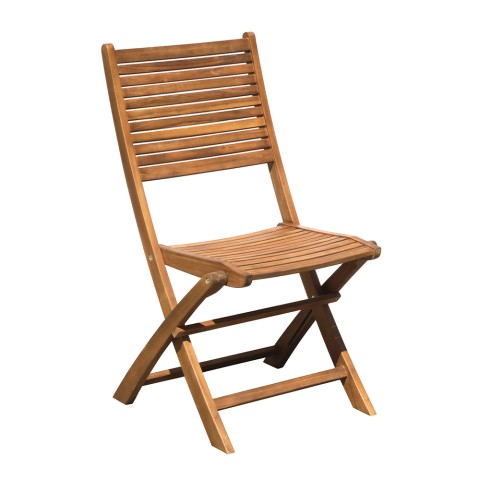 Opvouwbare houten tuinstoel voor buiten, balkon, terras Giava Aanbieding