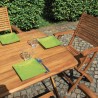 Opvouwbare houten rechthoekige tafel 140x80cm voor buiten in de tuin Meda Verkoop