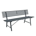 Klassieke tuinbank 3-zits buiten van ijzer 150x57x76cm Iven Keuze