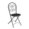 Set van 2 opvouwbare metalen tuinstoelen in bistrostijl Roche Aanbieding