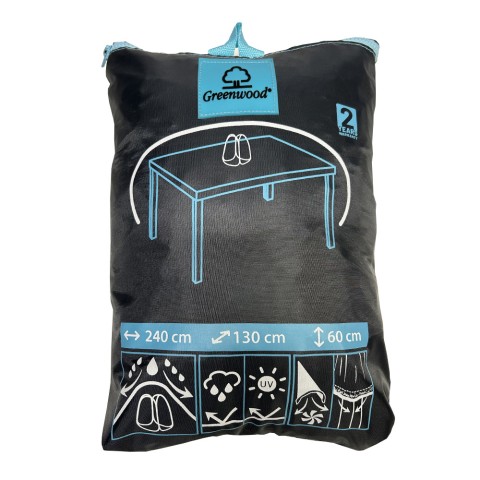 Waterdichte tuintafelhoes 240x130x60cm CVT2 Aanbieding