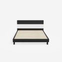 Modern houten tweepersoonsbed 160x190 cm met lattenbodem Landeck Prijs