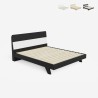 Modern houten tweepersoonsbed 160x190 cm met lattenbodem Landeck Korting