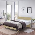 Modern houten tweepersoonsbed 160x190 cm met lattenbodem Landeck Aanbieding